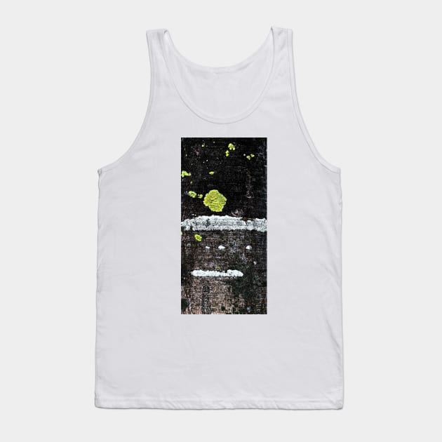 Lichens on a Tree Bark Tank Top by oknoki